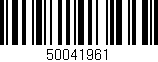 Código de barras (EAN, GTIN, SKU, ISBN): '50041961'