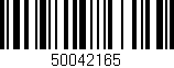 Código de barras (EAN, GTIN, SKU, ISBN): '50042165'