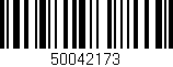 Código de barras (EAN, GTIN, SKU, ISBN): '50042173'