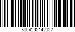 Código de barras (EAN, GTIN, SKU, ISBN): '5004233142037'