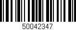 Código de barras (EAN, GTIN, SKU, ISBN): '50042347'