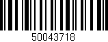 Código de barras (EAN, GTIN, SKU, ISBN): '50043718'