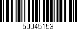 Código de barras (EAN, GTIN, SKU, ISBN): '50045153'
