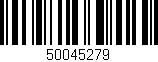 Código de barras (EAN, GTIN, SKU, ISBN): '50045279'