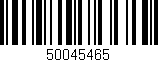 Código de barras (EAN, GTIN, SKU, ISBN): '50045465'
