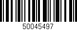 Código de barras (EAN, GTIN, SKU, ISBN): '50045497'