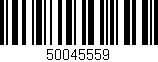 Código de barras (EAN, GTIN, SKU, ISBN): '50045559'