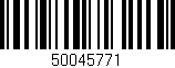 Código de barras (EAN, GTIN, SKU, ISBN): '50045771'