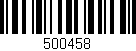 Código de barras (EAN, GTIN, SKU, ISBN): '500458'