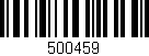 Código de barras (EAN, GTIN, SKU, ISBN): '500459'
