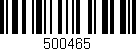Código de barras (EAN, GTIN, SKU, ISBN): '500465'