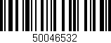 Código de barras (EAN, GTIN, SKU, ISBN): '50046532'