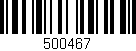 Código de barras (EAN, GTIN, SKU, ISBN): '500467'
