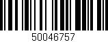 Código de barras (EAN, GTIN, SKU, ISBN): '50046757'
