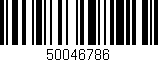 Código de barras (EAN, GTIN, SKU, ISBN): '50046786'