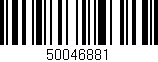Código de barras (EAN, GTIN, SKU, ISBN): '50046881'