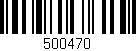 Código de barras (EAN, GTIN, SKU, ISBN): '500470'