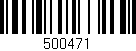 Código de barras (EAN, GTIN, SKU, ISBN): '500471'