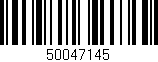 Código de barras (EAN, GTIN, SKU, ISBN): '50047145'