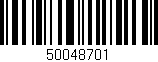 Código de barras (EAN, GTIN, SKU, ISBN): '50048701'