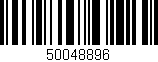 Código de barras (EAN, GTIN, SKU, ISBN): '50048896'