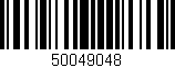Código de barras (EAN, GTIN, SKU, ISBN): '50049048'