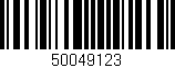Código de barras (EAN, GTIN, SKU, ISBN): '50049123'
