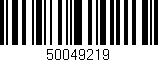 Código de barras (EAN, GTIN, SKU, ISBN): '50049219'
