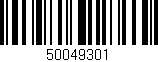 Código de barras (EAN, GTIN, SKU, ISBN): '50049301'