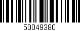 Código de barras (EAN, GTIN, SKU, ISBN): '50049380'