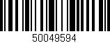 Código de barras (EAN, GTIN, SKU, ISBN): '50049594'