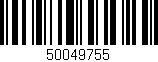 Código de barras (EAN, GTIN, SKU, ISBN): '50049755'