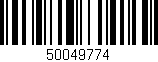 Código de barras (EAN, GTIN, SKU, ISBN): '50049774'