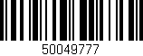 Código de barras (EAN, GTIN, SKU, ISBN): '50049777'
