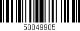 Código de barras (EAN, GTIN, SKU, ISBN): '50049905'