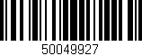 Código de barras (EAN, GTIN, SKU, ISBN): '50049927'