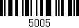 Código de barras (EAN, GTIN, SKU, ISBN): '5005'
