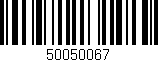 Código de barras (EAN, GTIN, SKU, ISBN): '50050067'