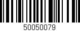 Código de barras (EAN, GTIN, SKU, ISBN): '50050079'
