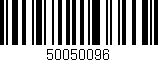 Código de barras (EAN, GTIN, SKU, ISBN): '50050096'