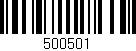 Código de barras (EAN, GTIN, SKU, ISBN): '500501'