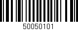 Código de barras (EAN, GTIN, SKU, ISBN): '50050101'