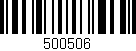 Código de barras (EAN, GTIN, SKU, ISBN): '500506'