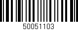 Código de barras (EAN, GTIN, SKU, ISBN): '50051103'