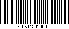 Código de barras (EAN, GTIN, SKU, ISBN): '50051138290080'
