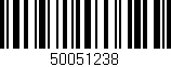 Código de barras (EAN, GTIN, SKU, ISBN): '50051238'