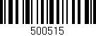 Código de barras (EAN, GTIN, SKU, ISBN): '500515'