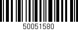 Código de barras (EAN, GTIN, SKU, ISBN): '50051580'