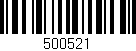 Código de barras (EAN, GTIN, SKU, ISBN): '500521'