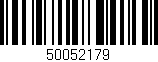 Código de barras (EAN, GTIN, SKU, ISBN): '50052179'